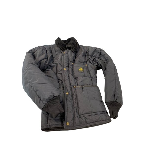 RefrigiWear Mens S/P Insulated Jacket Black Quilted Nylon SKU 9308 - Picture 14 of 14